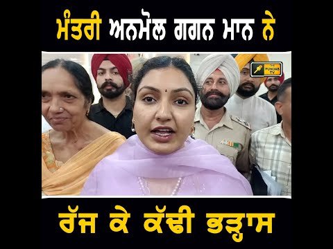 ਮੰਤਰੀ ਅਨਮੋਲ ਗਗਨ ਮਾਨ ਨੇ ਰੱਜ ਕੇ ਕੱਢੀ ਭੜ੍ਹਾਸ Minister Anmol Gagan Maan ANGRY on officers |The Punjab TV
