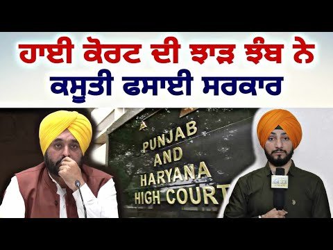 ਹਾਈਕੋਰਟ ਦੇ ਤਿੱਖੇ ਸਵਾਲਾਂ ਨੇ ਫਸਾਈ ਮਾਨ ਸਰਕਾਰ High Court ANGRY on CM Maan Govt | Judge Singh Chahal